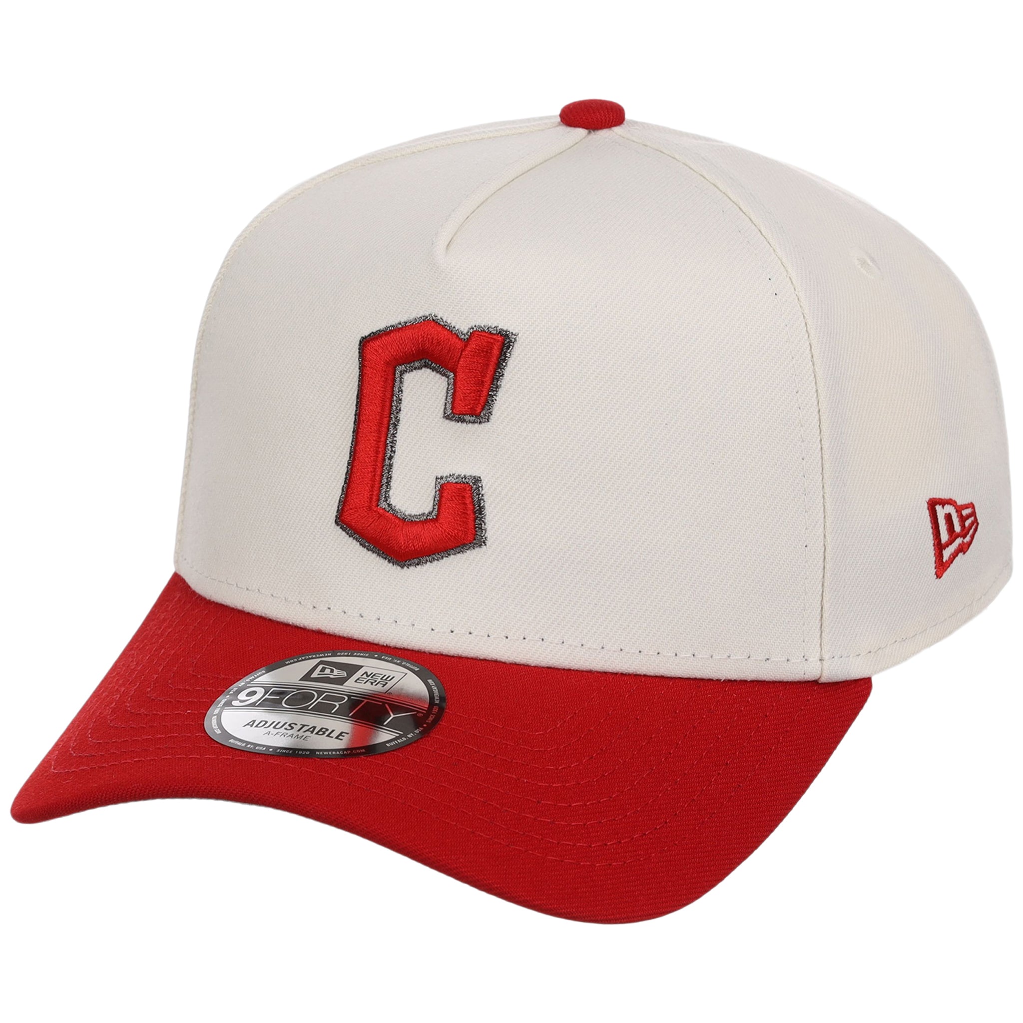 Cleveland Guardians MLB Chrome x Red FASHION CORE New Era 9FORTY A-Frame
