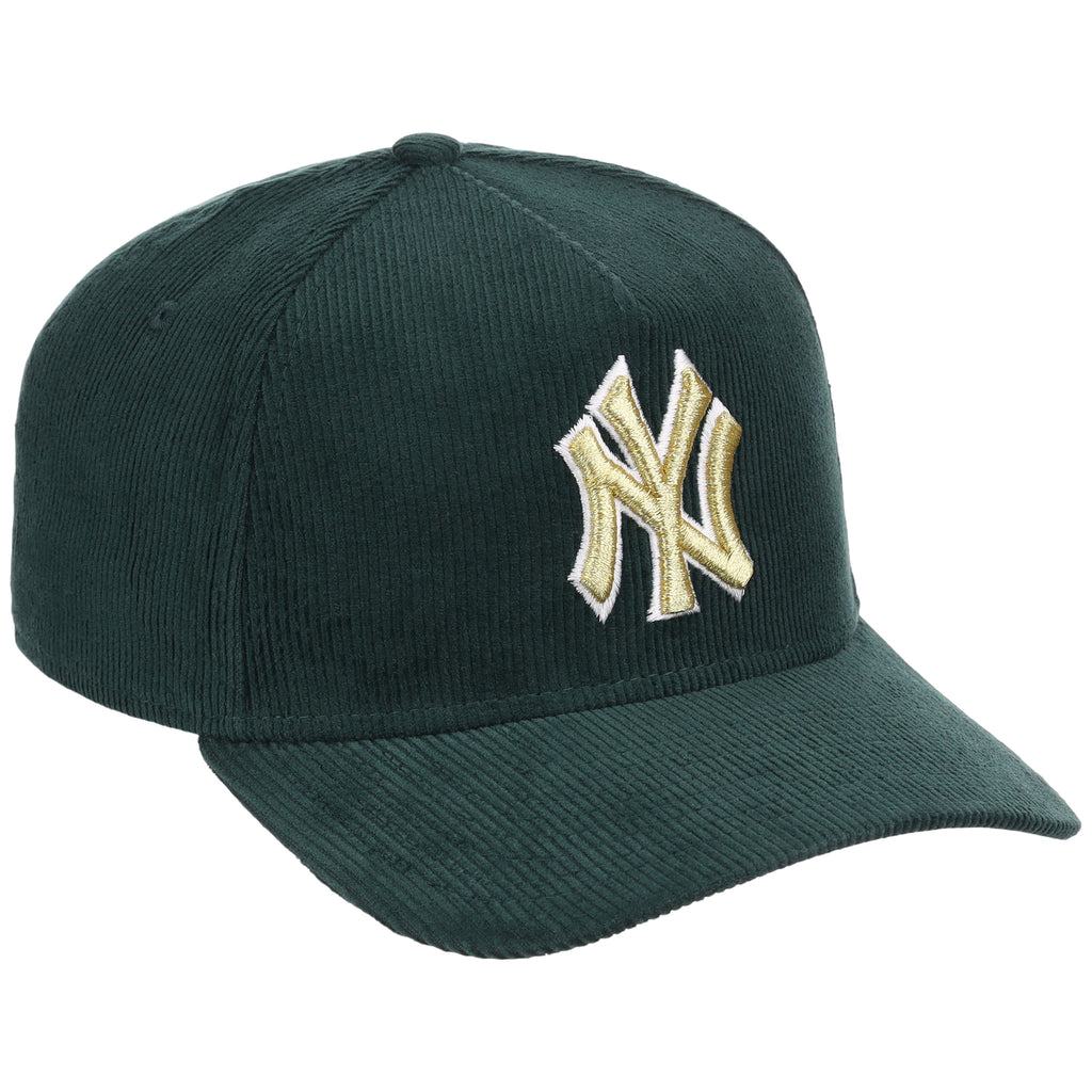 New York Yankees MLB Dark Green Cord FASHION CORE New Era 9FORTY A-Frame