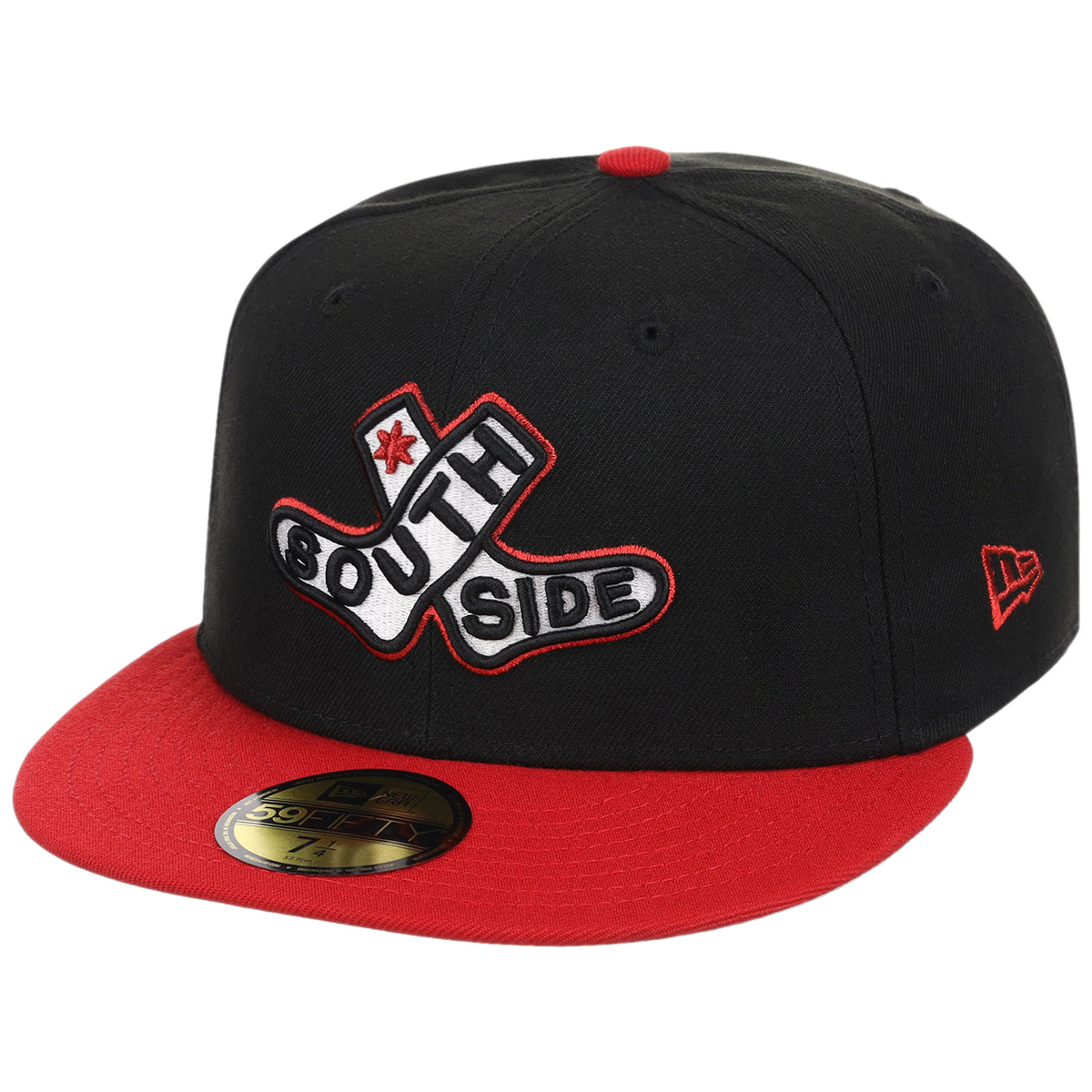 Chicago White Sox (Black/Red) Chicago Southside Crown the City New Era 59FIFTY