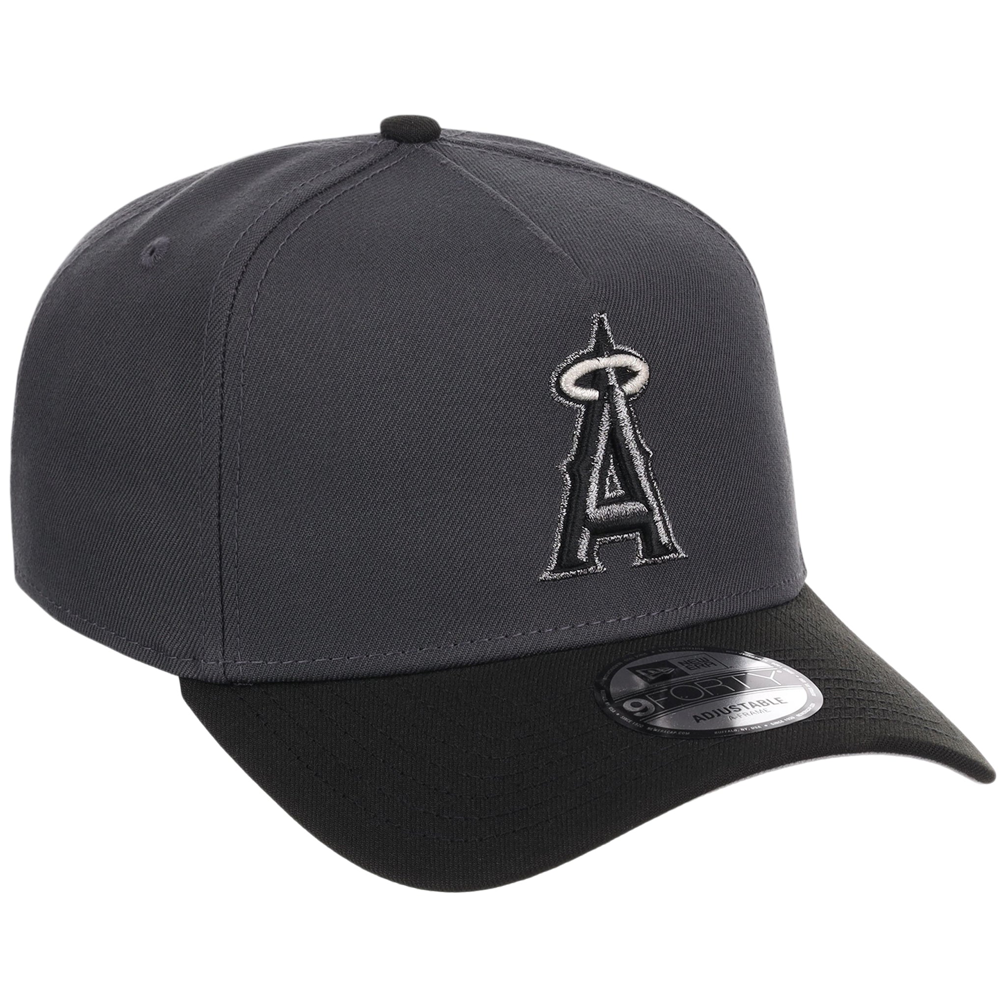 Anaheim Angels MLB Graphite x Black FASHION CORE New Era 9FORTY A-Frame