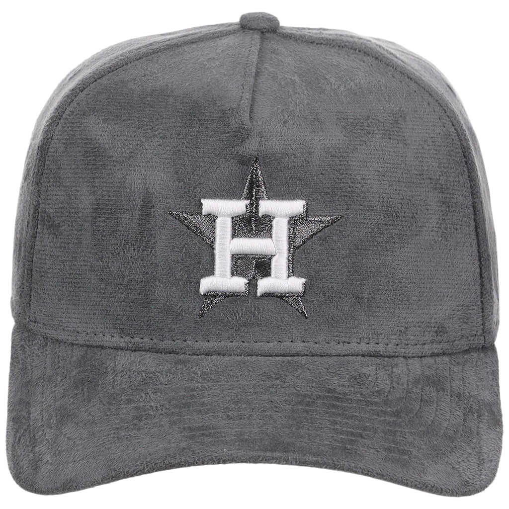 Houston Astros MLB Gray x Suede FASHION CORE New Era 9FORTY A-Frame