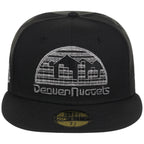 Denver Nuggets NBA Liquid Titanium New Era 59FIFTY
