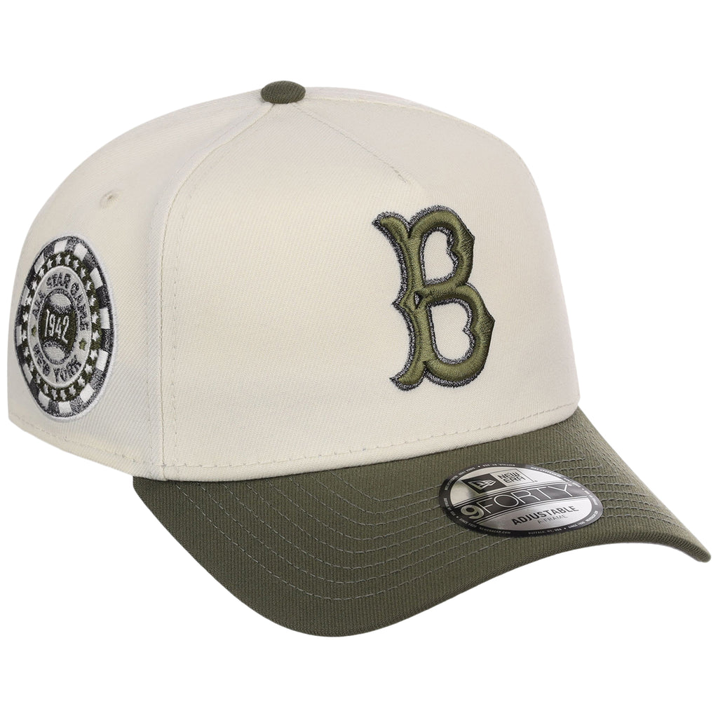 Brooklyn Dodgers MLB Chrome Olive New Era 9FORTY