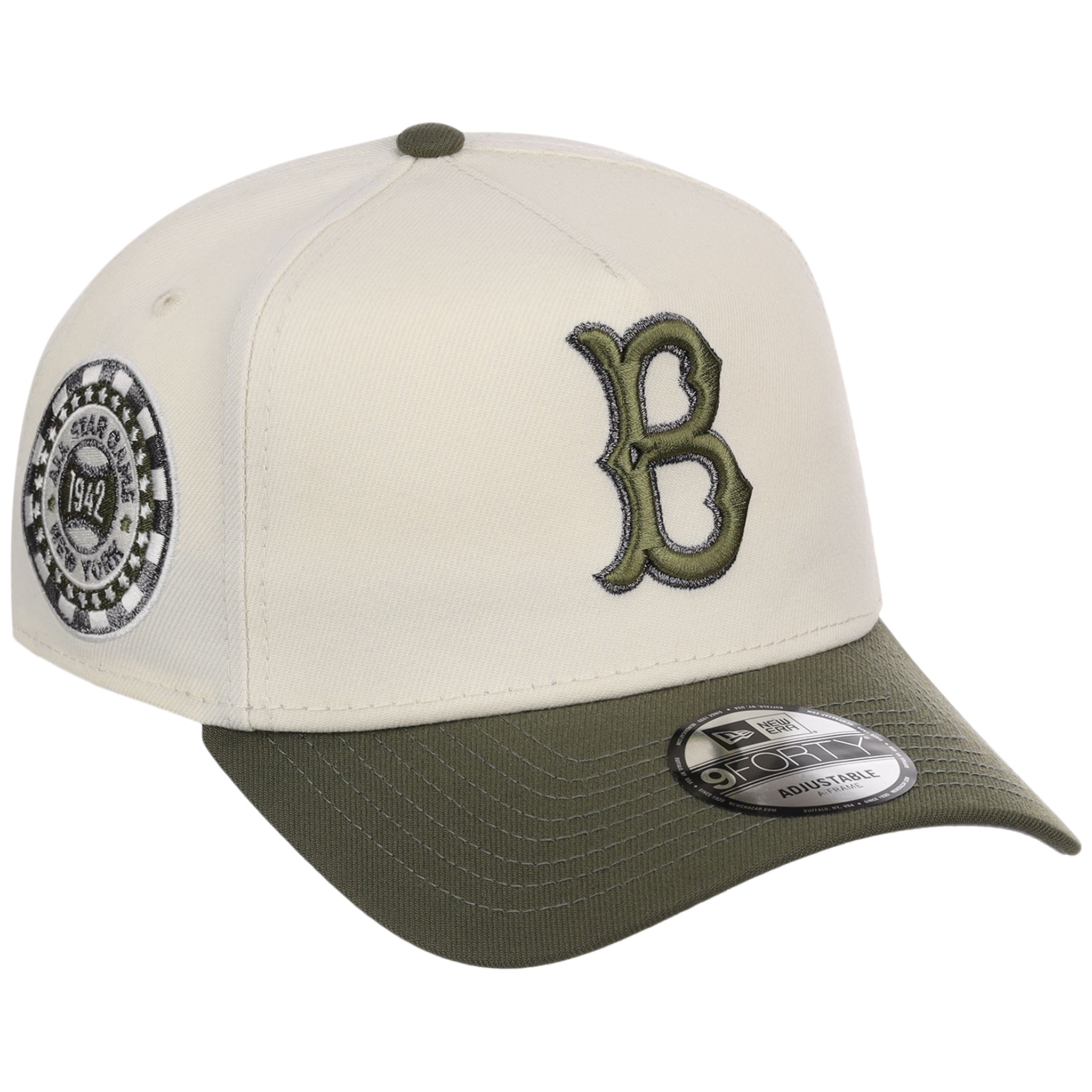 Brooklyn Dodgers MLB Chrome Olive New Era 9FORTY