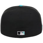 Florida Marlins MLB Flipmode 2.0 New Era 59FIFTY (Black/Teal/Gray)