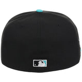 Florida Marlins MLB Flipmode 2.0 New Era 59FIFTY (Black/Teal/Gray)