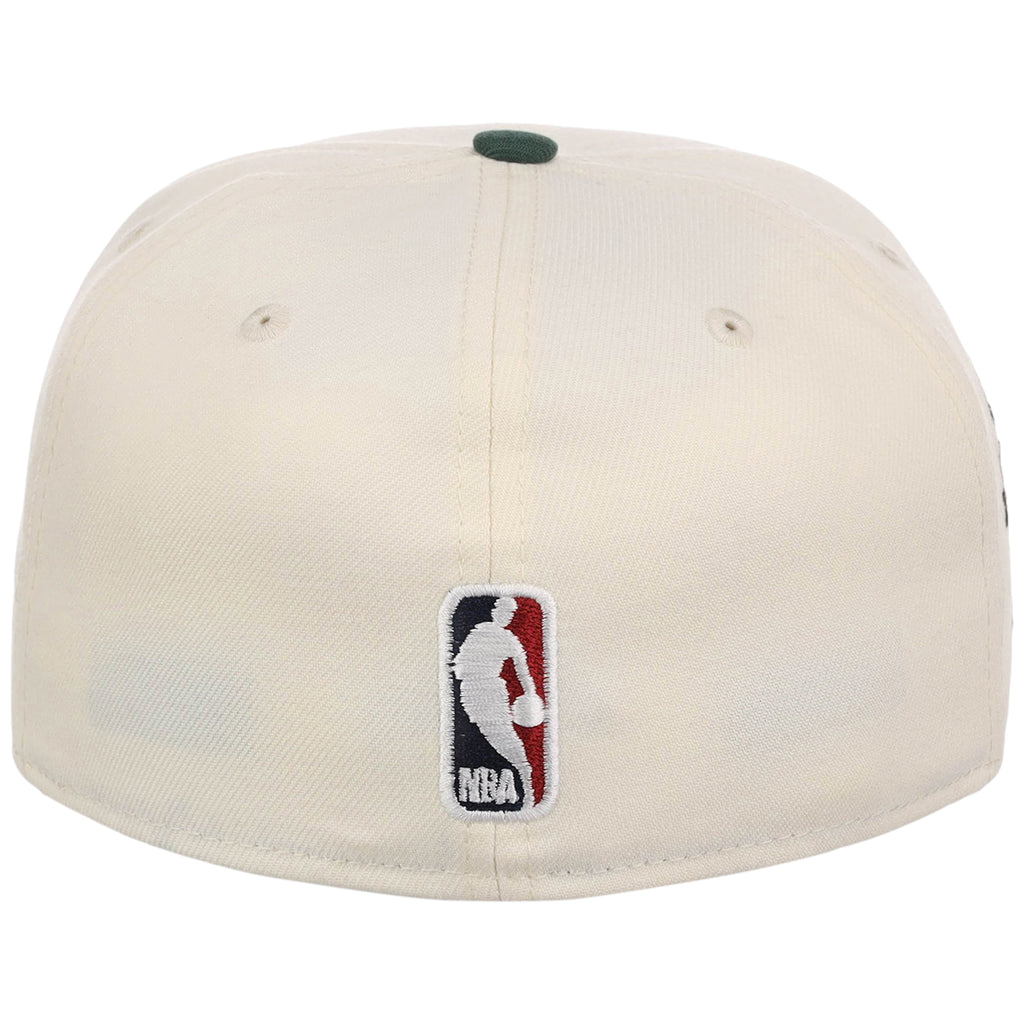 Milwaukee Bucks NBA Chrome OTC New Era 59FIFTY (Chrome/Dark Green)