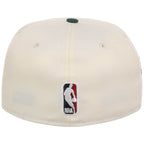 Milwaukee Bucks NBA Chrome OTC New Era 59FIFTY (Chrome/Dark Green)