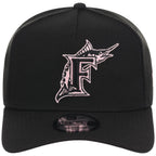 Miami Marlins MLB Black x Pink FASHION CORE New Era 9FORTY A-Frame