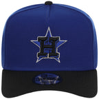 Houston Astros MLB Royal x Black FASHION CORE New Era 9FORTY A-Frame
