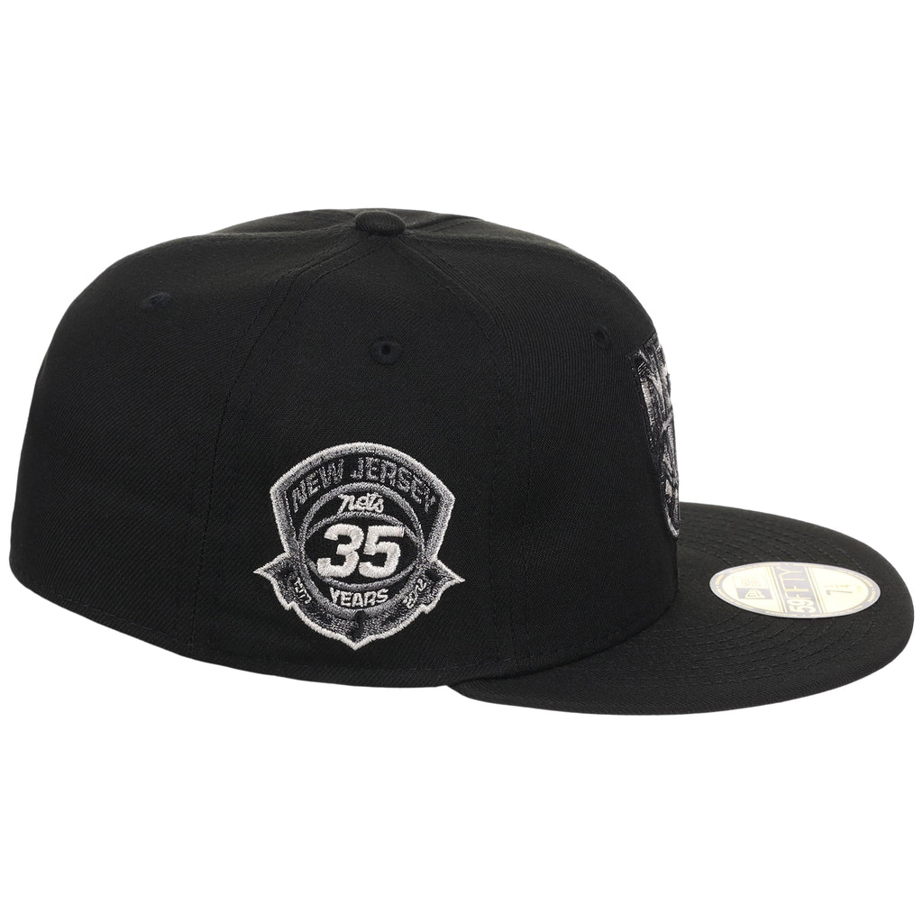 New Jersey Nets NBA Liquid Titanium New Era 59FIFTY