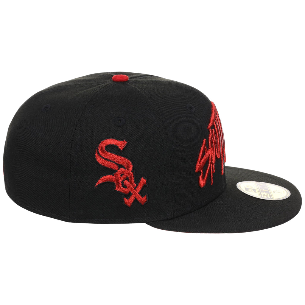 Chicago White Sox (Black/Black) Chicago Southside Crown the City New Era 59FIFTY