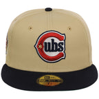 Chicago Cubs Northside Chicago Crown the City New Era 59FIFTY (Gold/Navy)