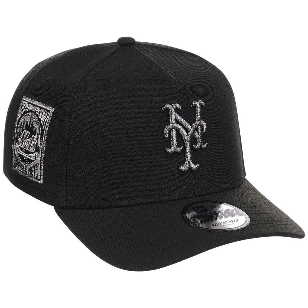 New York Mets MLB Liquid Titanium New Era 9FORTY A-Frame
