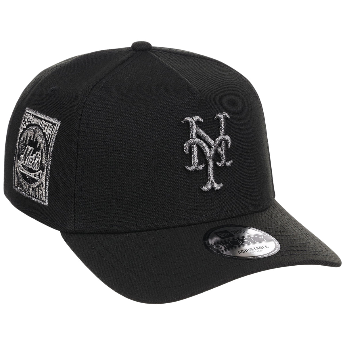 New York Mets MLB Liquid Titanium New Era 9FORTY A-Frame