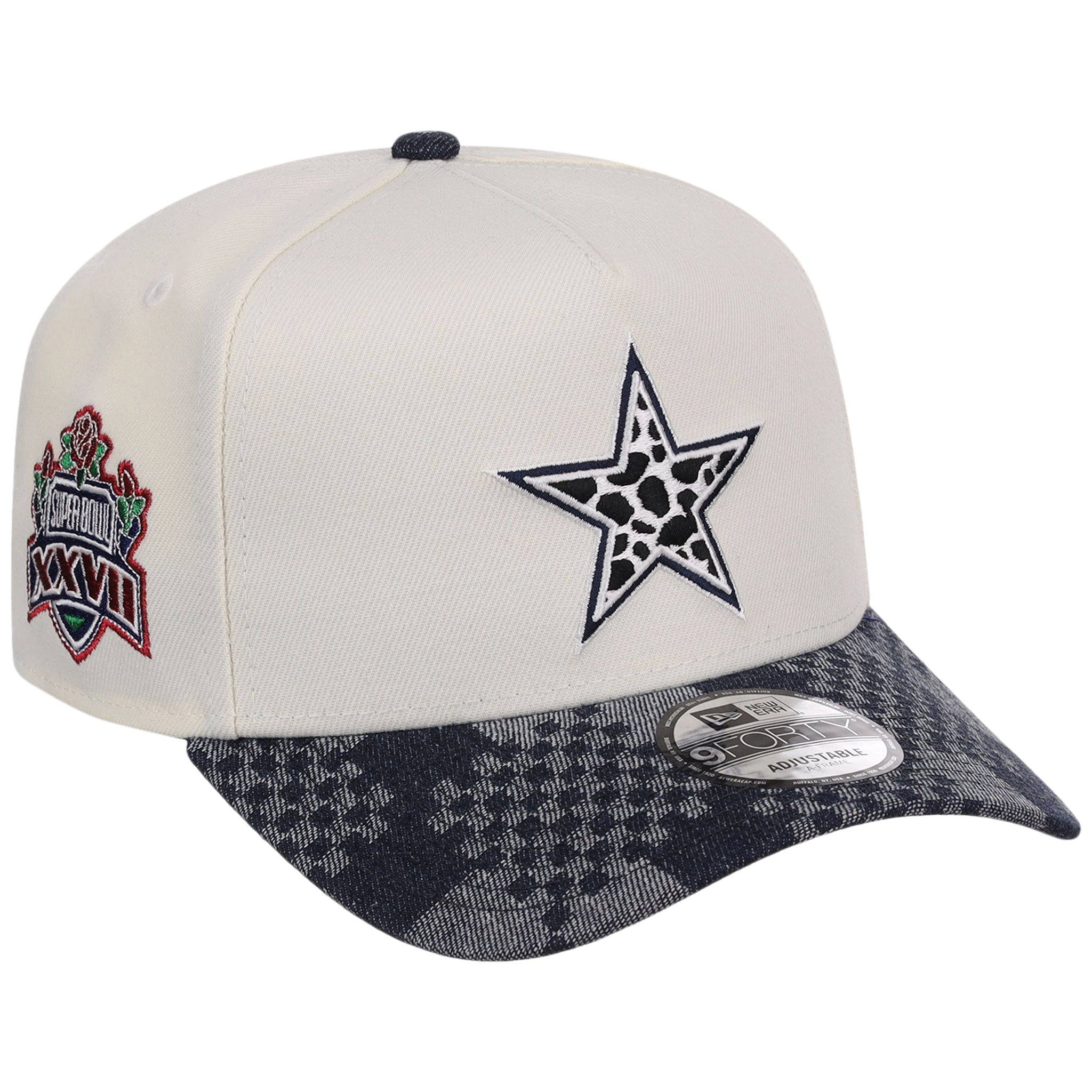 Dallas Cowboys Chrome Denim Dallas Starhide New Era 9FORTY A-Frame