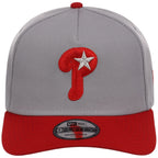 Philadelphia Phillies MLB Gray OTC FASHION CORE New Era 9FORTY A-Frame