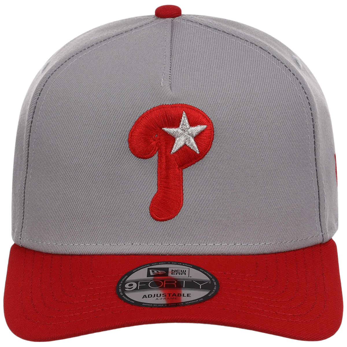 Philadelphia Phillies MLB Gray OTC FASHION CORE New Era 9FORTY A-Frame