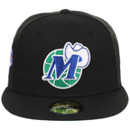 Dallas Mavericks NBA Black Dome New Era 59FIFTY