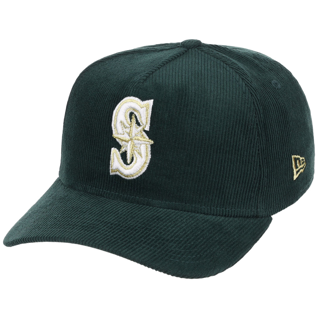 Seattle Mariners MLB Dark Green Cord FASHION CORE New Era 9FORTY A-Frame