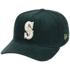 Seattle Mariners MLB Dark Green Cord FASHION CORE New Era 9FORTY A-Frame