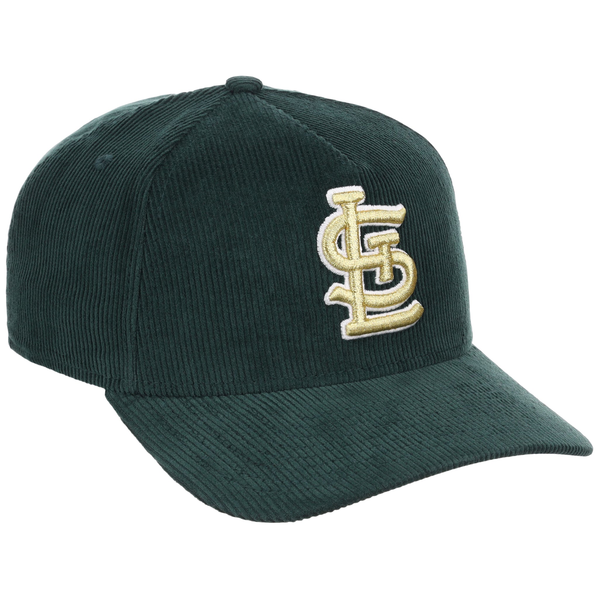 St. Louis Cardinals MLB Dark Green Cord FASHION CORE New Era 9FORTY A-Frame