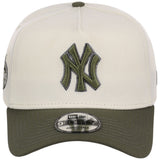 New York Yankees MLB Chrome Olive New Era 9FORTY