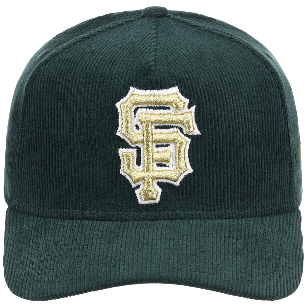 San Francisco Giants MLB Dark Green Cord FASHION CORE New Era 9FORTY A-Frame