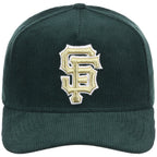 San Francisco Giants MLB Dark Green Cord FASHION CORE New Era 9FORTY A-Frame