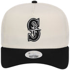 Seattle Mariners Women's New Era 9FORTY Chrome x Black A-Frame