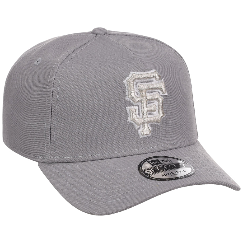 San Francisco Giants MLB Gray x White FASHION CORE New Era 9FORTY A-Frame