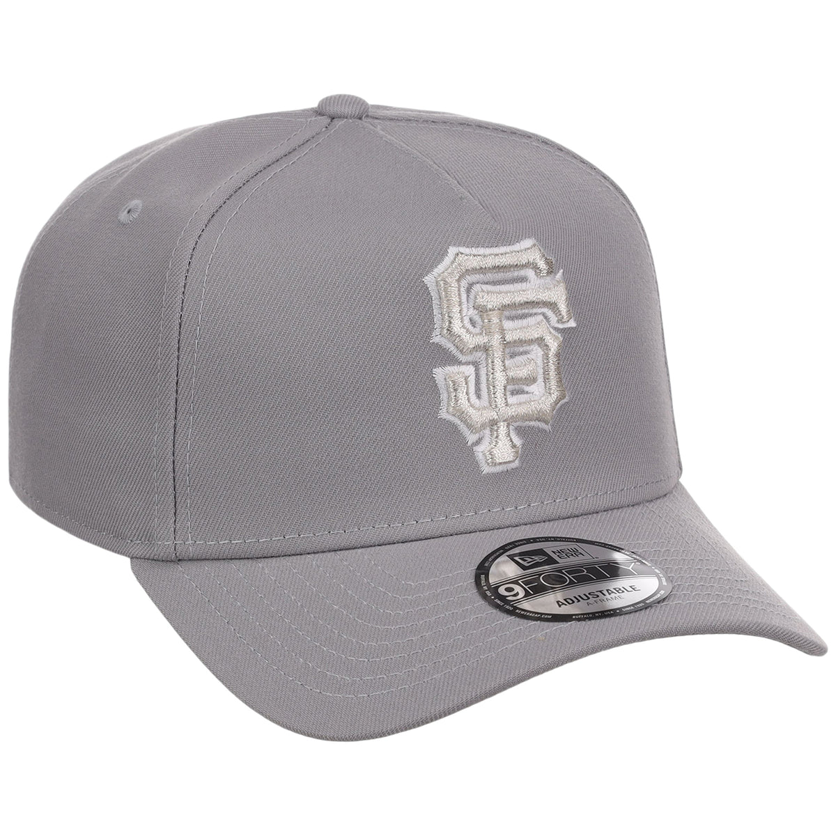 San Francisco Giants MLB Gray x White FASHION CORE New Era 9FORTY A-Frame