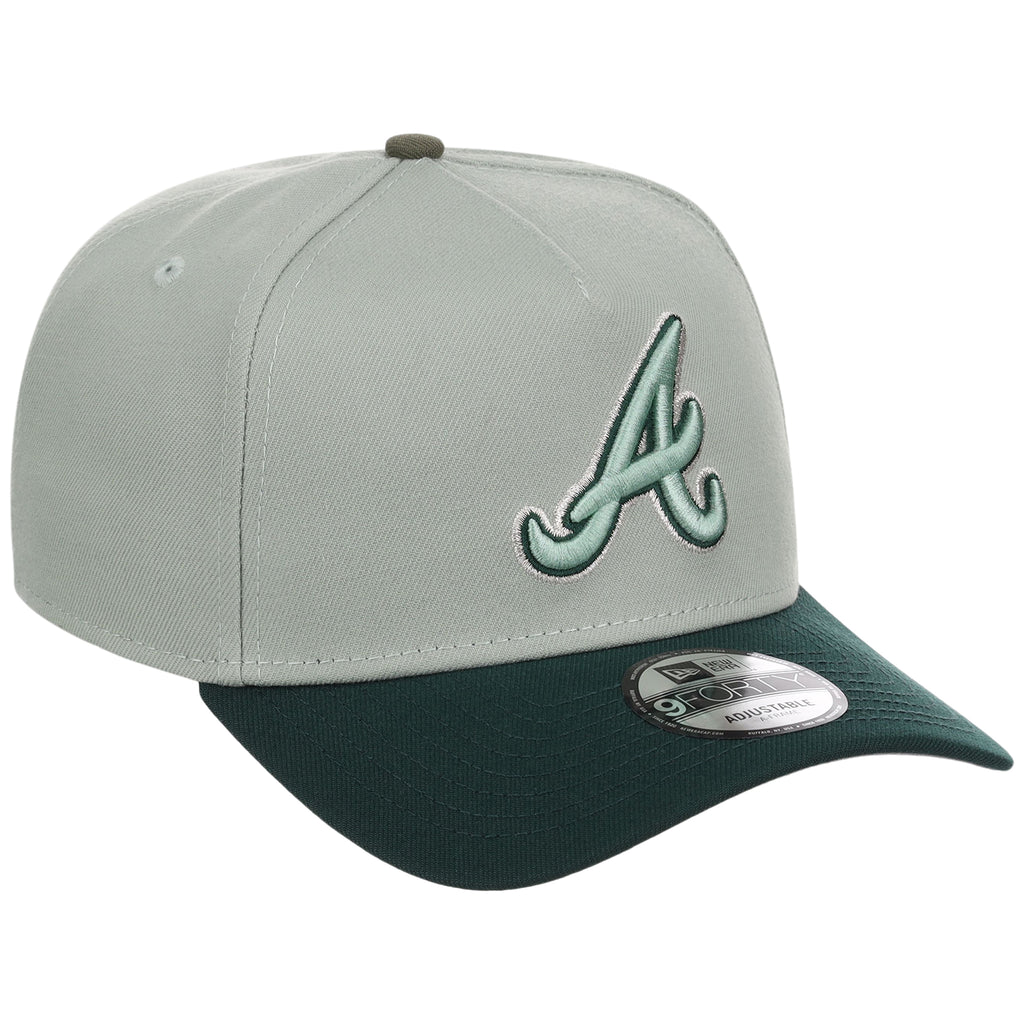 Atlanta Braves MLB Everest x Dark Green FASHION CORE New Era 9FORTY A-Frame