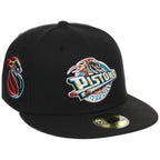 Detroit Pistons NBA Black Dome New Era 59FIFTY