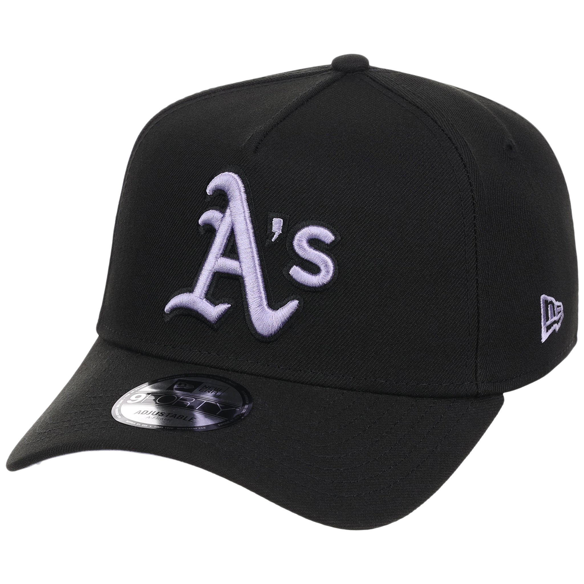 Oakland Athletics MLB Black x Lavender FASHION CORE New Era 9FORTY A-Frame