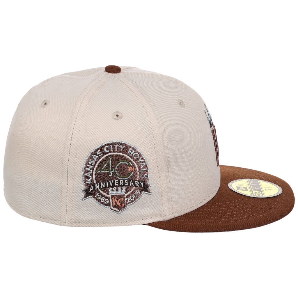 Kansas City Royals MLB Auburn Cream New Era 59FIFTY