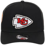 Kansas City Chiefs NFL Black Dome New Era 9FORTY A-Frame