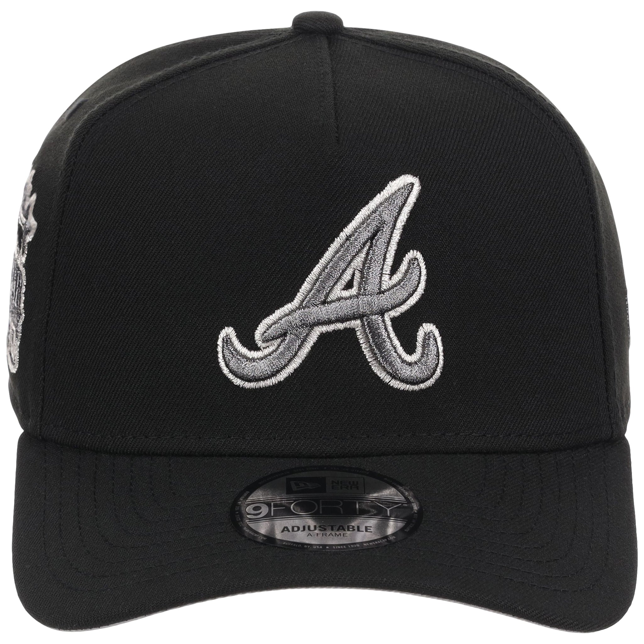 Atlanta Braves MLB Liquid Titanium New Era 9FORTY A-Frame