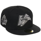 Anaheim Angels Friday Flux New Era 59FIFTY (Black/Black)