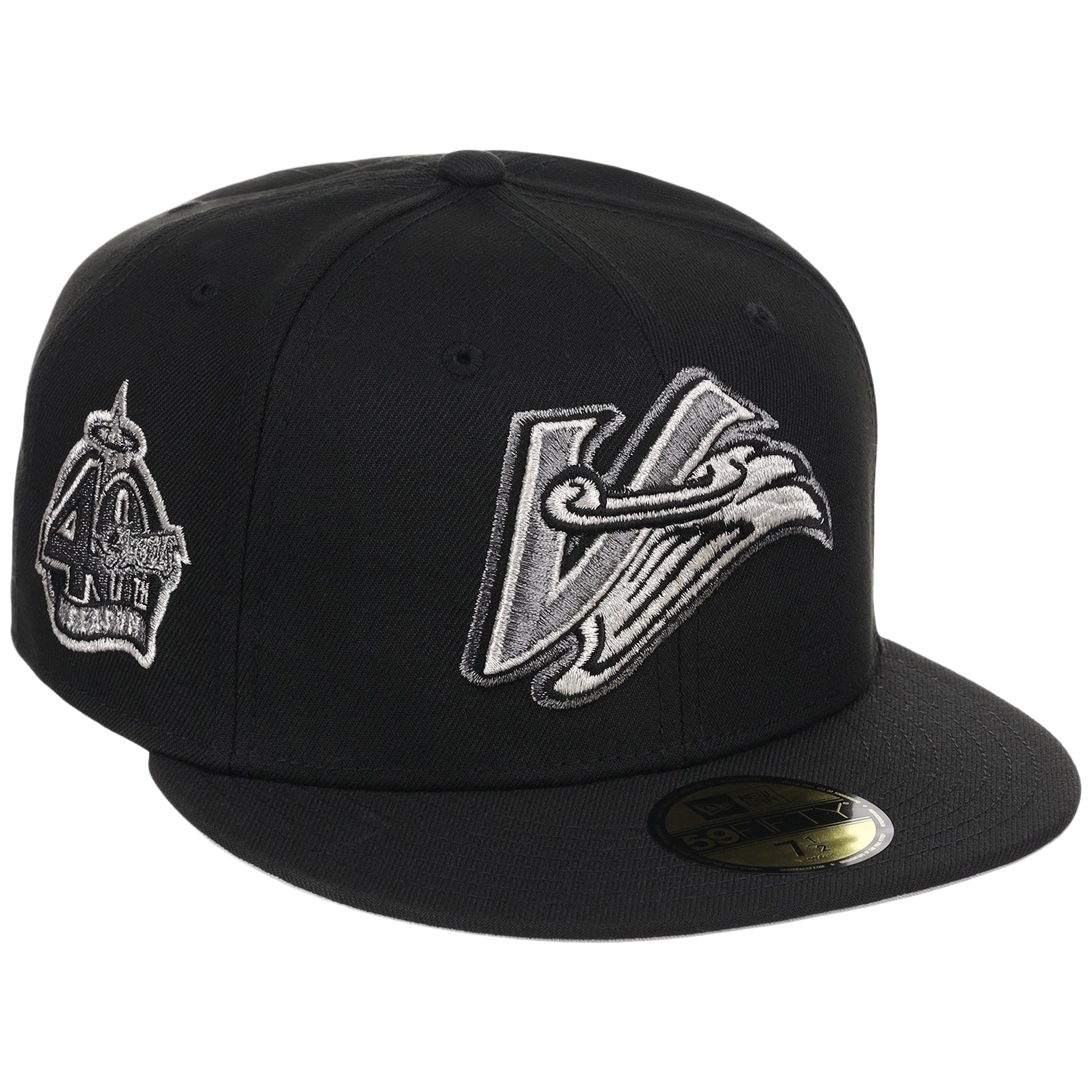Anaheim Angels Friday Flux New Era 59FIFTY (Black/Black)