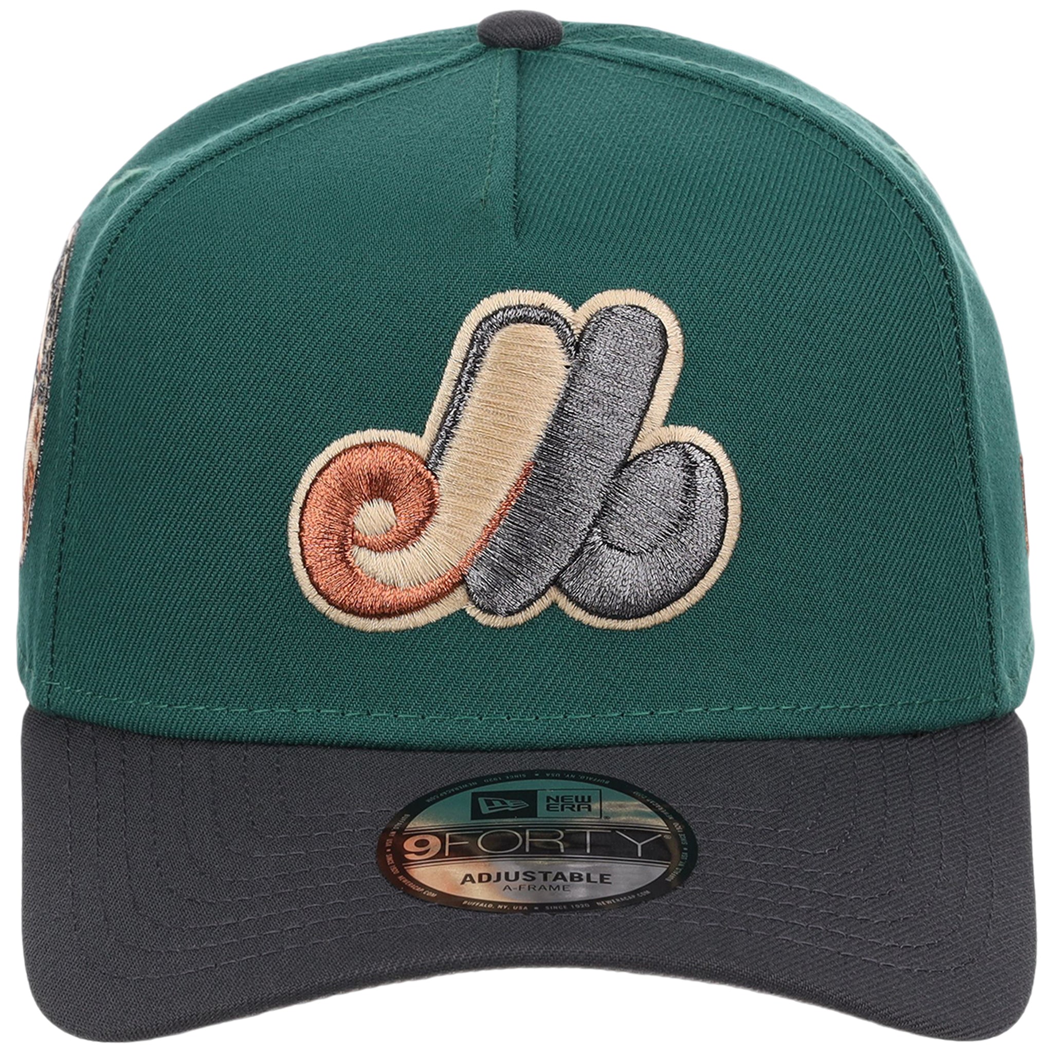 Montreal Expos MLB Emerald Graphite New Era 9FORTY