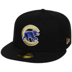 Chicago Cubs Northside Chicago Crown the City New Era 59FIFTY (Black/Black)