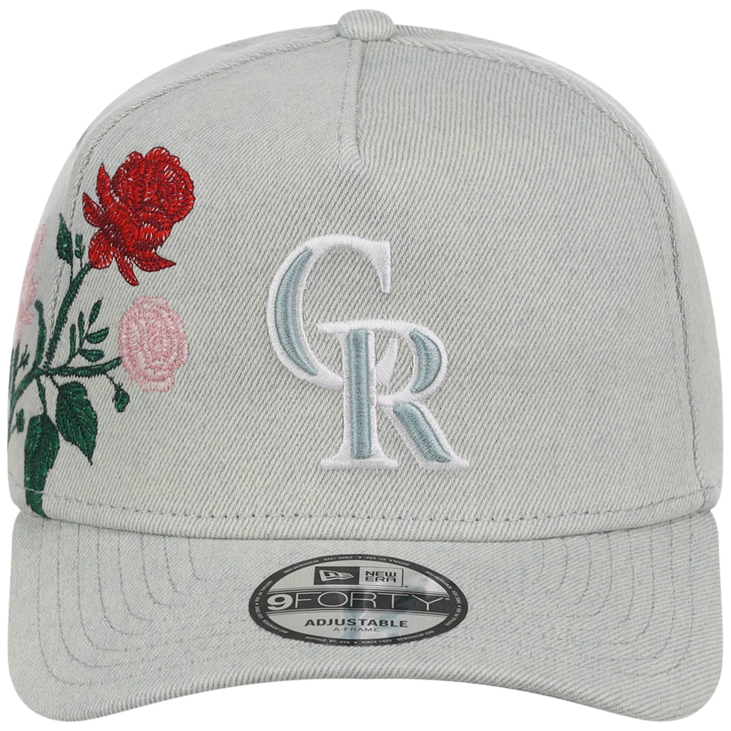 Colorado Rockies MLB Denim Flower New Era 9FORTY
