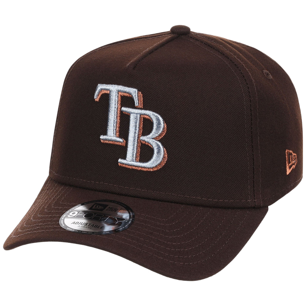 Tampa Bay Rays MLB Frosted Bark New Era 9FORTY A-Frame