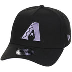Arizona Diamondbacks MLB Black x Lavender FASHION CORE New Era 9FORTY A-Frame