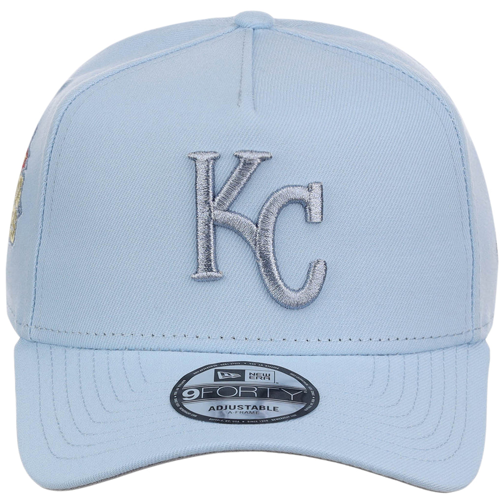 Kansas City Royals MLB Glacial Blue New Era 9FORTY A-Frame
