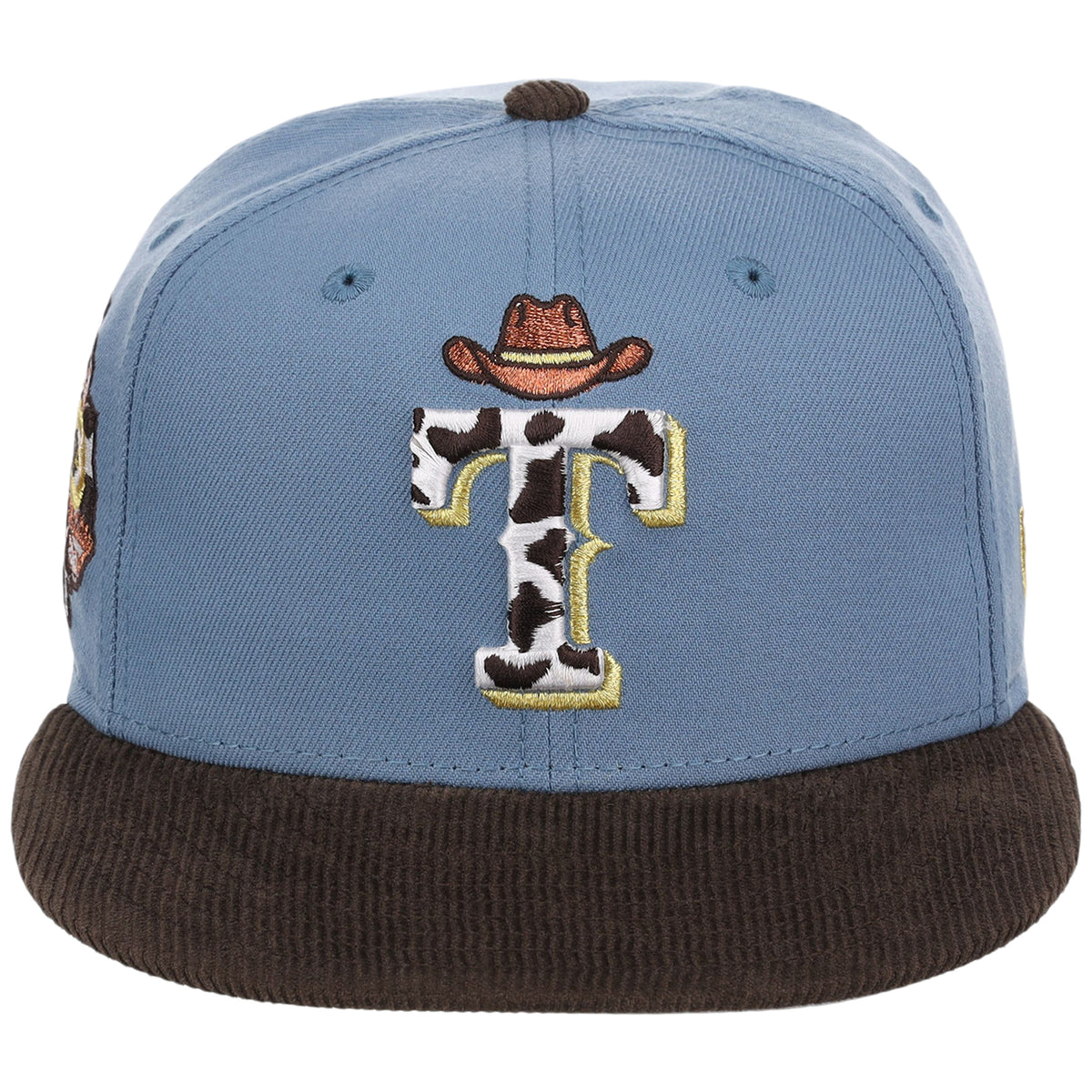 Texas Rangers Lone Star Livestock New Era 59FIFTY (Blue/Brown)