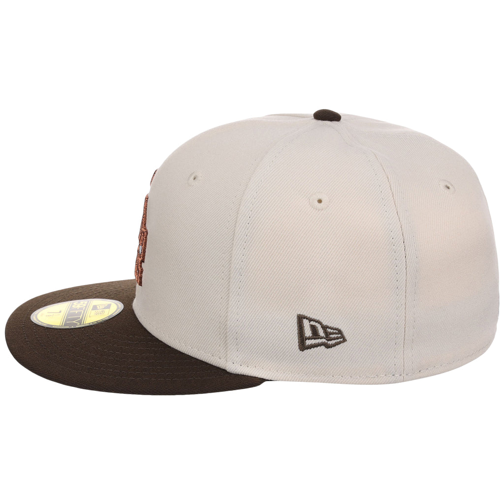 Los Angeles Dodgers Cow Fill (Cream/Brown) Lids HD LA Pack