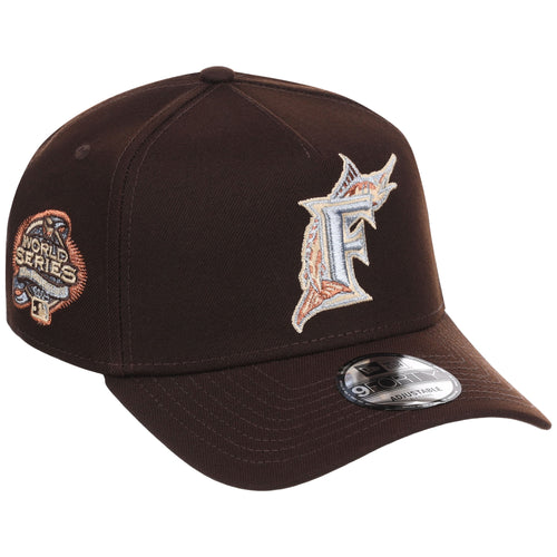 Florida Marlins MLB Frosted Bark New Era 9FORTY A-Frame