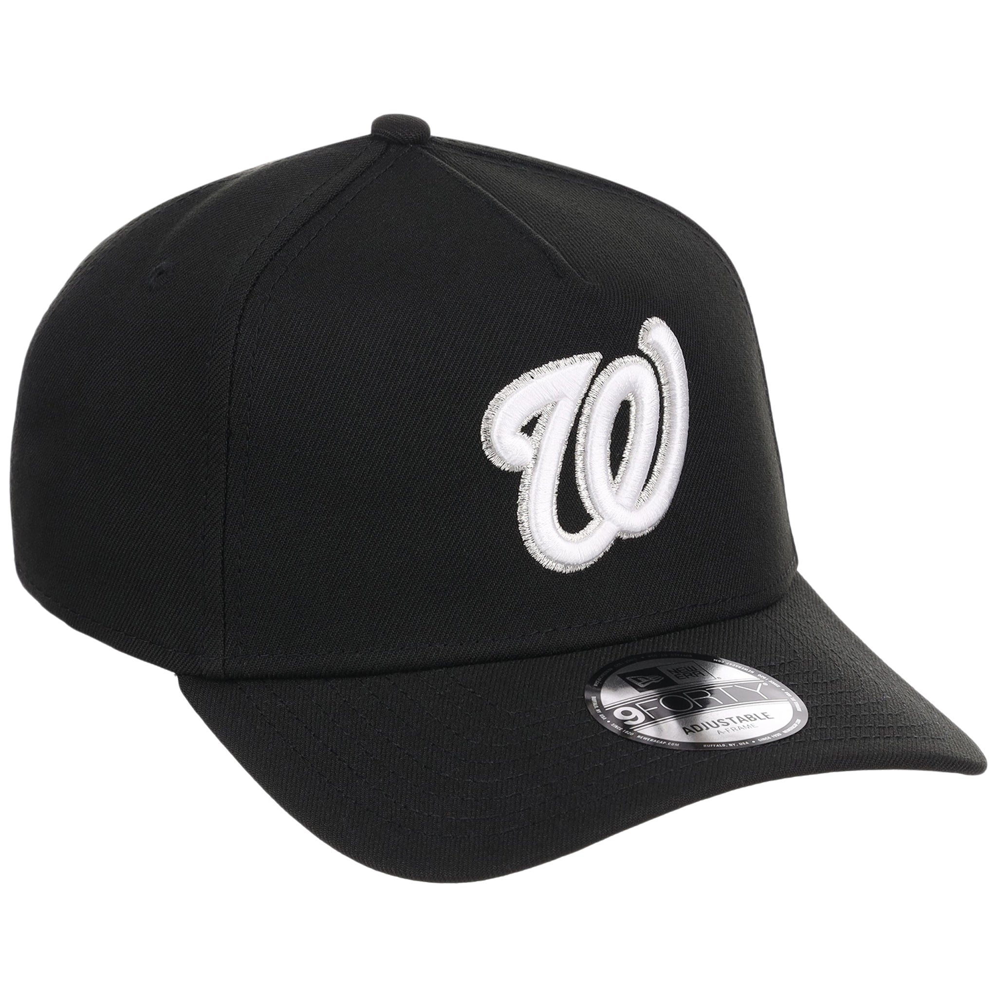 Washington Nationals MLB Black x White FASHION CORE New Era 9FORTY A-Frame